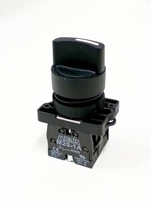 Chave Knob 3 Posicoes 2NA Pulso P20SCR7-B-2A (I23293)*
