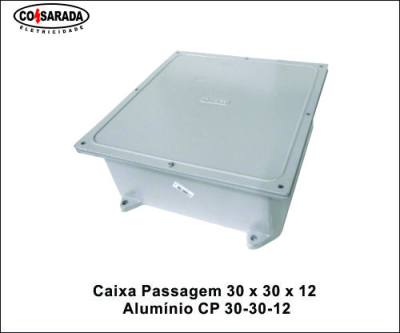 Caixa Passagem .30 x 30 x 12 Aluminio CP30 56123/004*