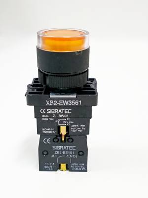 Botao Pulso Iluminado Amarelo 1NA 24VAC/DC EW3561 (5763) *