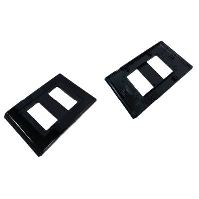 Espelho 4 x 2 2TC Preto Refinatto Premium 14436241 *