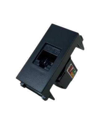 Modulo Tomada RJ45 Preto Refinatto 13799537 *