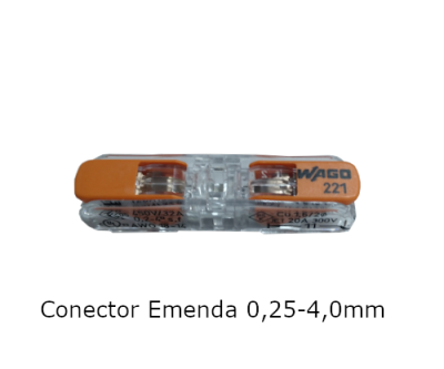 Conector Emenda .1 P 0,2 - 4,0mm 32 A Inline 221-2411*