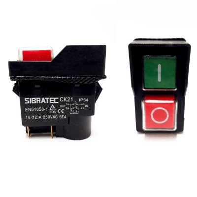 Botao Duplo Eletromagnetico 2NA IP54 CK21B (10681)*