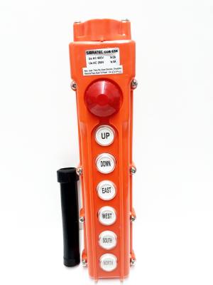 Botoeira Pendente c/ 6 Botoes + Emergencia COB63H (5665) *