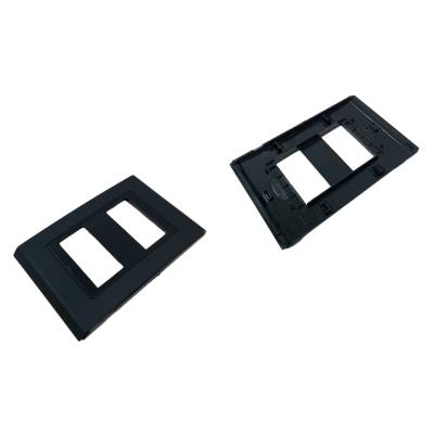 Espelho 4 x 2 2TC Preto Refinatto Style 14106752 *