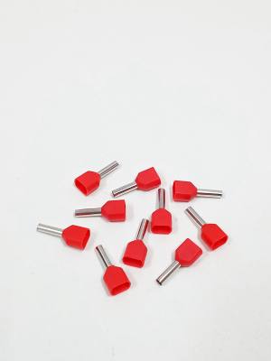 Terminal Tubular .1,0 mm² Duplo Vermelho 193 *