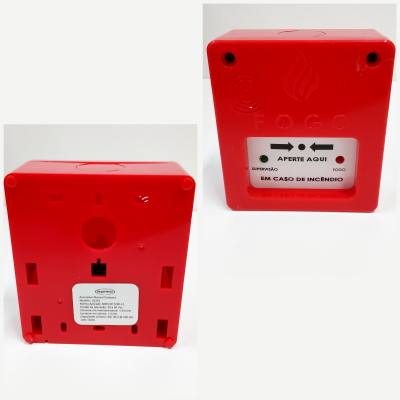 Acionador Manual p/ Alarme de Incendio Enderecavel Compact 31231 *