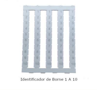 Identificador de Borne 1 A 10 IDB5-BTWV-1-10 11127468 *