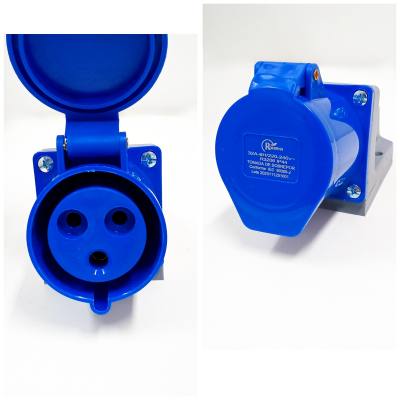 Tomada Ind Sob 2 P + T 32 A Azul 6H IP44 7883206 *