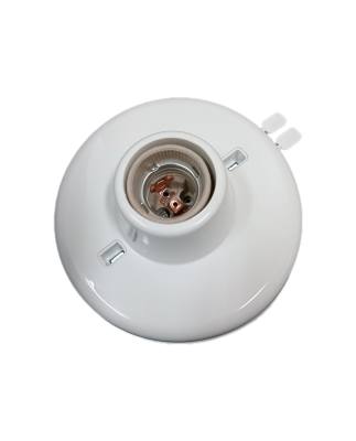 Plafon Plastico Branco 100W/250V E-27 *