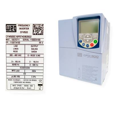 Inversor Freq Trif 380V, .7,5KW, 10 CV, 16A CFW500C16P0T4DB20G2 15575711 *
