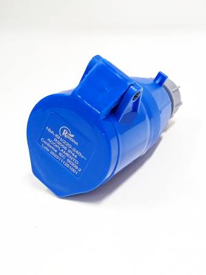 Tomada Movel 2 P+ T 16 A Azul 6H IP44 7883056 *