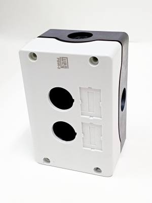 Caixa Plastica Botoeira 2 Botoes PBW-2 Cinza 12204336 *