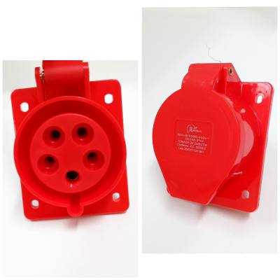 Tomada Ind Emb 3 P + N + T 32 A Vermelho 6H IP44 7885246 *