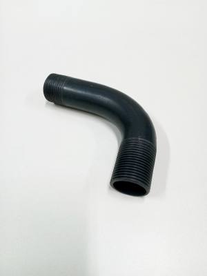 Curva 1.1/2" .90° PVC Preta Curta C/ Rosca A07.04 *