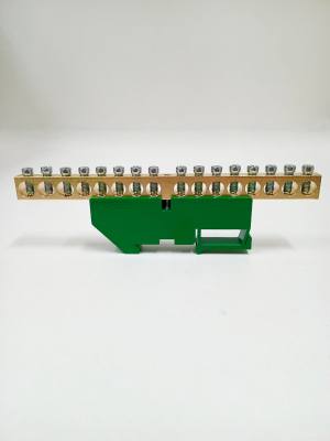 Barramento Terra / Verde 16F 25 mm² 7881483 *