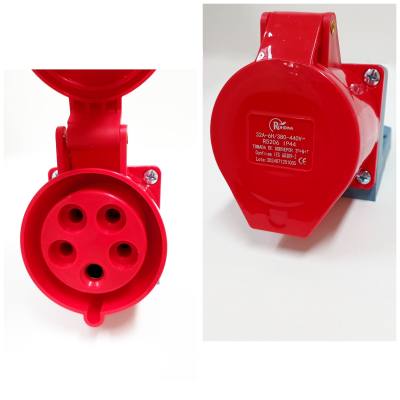Tomada Ind Sob 3 P+ N + T .32 A Vermelho 6H IP44 7885206 *