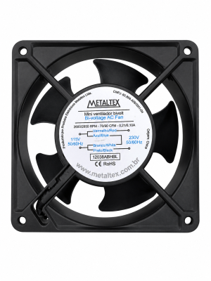 Ventilador Mini 120 X 120 x 38 mm Bivolt *