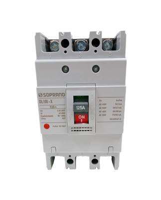 Disjuntor 3 x .125 A 50 kA Caixa Moldada DL100-X 05109.1125.31 *