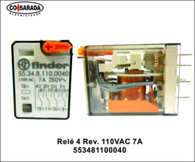 Rele .4 Rev. 110 ..VAC 7 A 553481100040 *