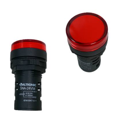 Sinaleiro .Vermelho LED .24 VCA/CC 22 mm 5SNA24 *