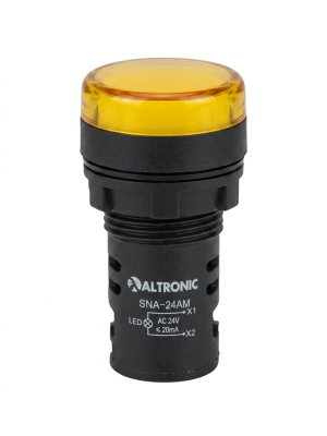 Sinaleiro .Amarelo LED .24 VCA/CC 22 mm 5SNA24 *