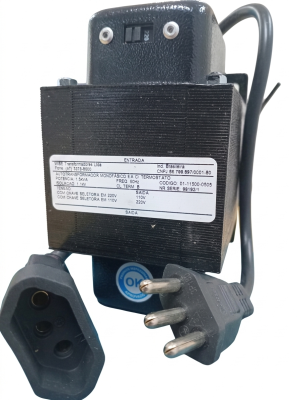 Transformador 1.500 VA/1.000 W 110/220V 60Hz Mono 01-11500-0505 *