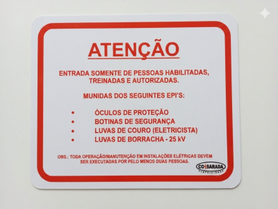 Placa " EPI " *