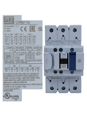 Contator 110 A 1NA+1NF 110V CWB110-11-30D13 15177838 *