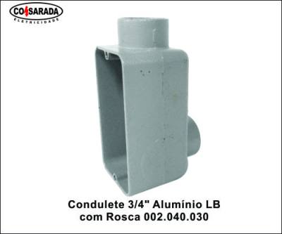 Condulete ..3/4" Aluminio LB c/ Rosca 56103/002