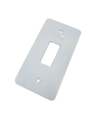 Espelho Cond 1" PVC 1 Tecla Branco 368*