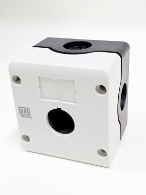 Caixa Plastica Botoeira 1 Botao PBW-1 Cinza 12204335*