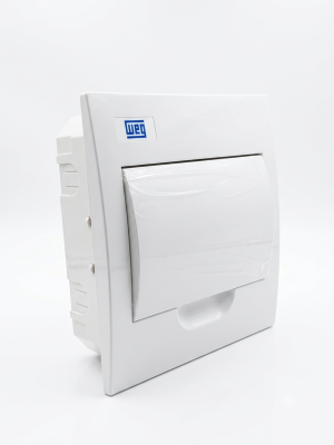 CD 08 Disjuntor Embutir DIN PVC Branco 11377512 *
