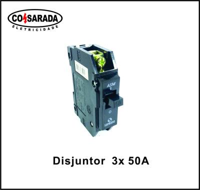 Disjuntor 3 x ..50 A .3 kA (Soprano) ASM3-BO50A*