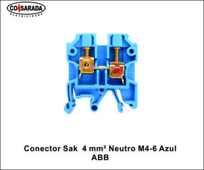 Conector Sak .4 mm² Neutro Azul BTWP4 AZ 10289146 *