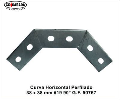 Curva Horiz. Perfilado .38 x 38 mm 90º #20 G.F. 50767*