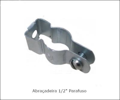 Abracadeira .1/2" - Parafuso*