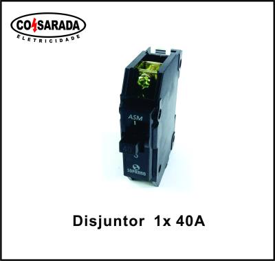 Disjuntor 1 x .40 A .3 kA (Soprano) ASM1-BO40A*