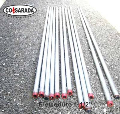 Eletroduto 1.1/2" Galvanizado NBR-5598 3 mts*