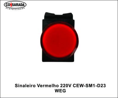 Sinaleiro .Vermelho LED 220V CEW-SM1-D23 10046530 *