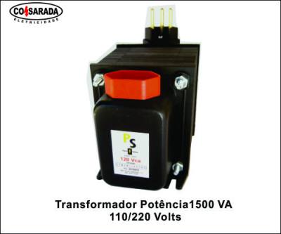 Transformador 1.500 VA/1.000 W 110/220 V*