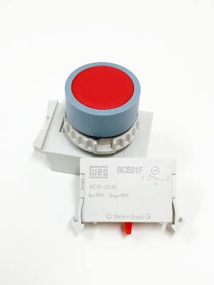 Botao Pulso Vermelho 1NF CEW-BFM1-01000000 10047401*