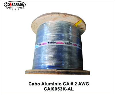 Cabo Aluminio CA # 2 AWG CAI0053K-AL*