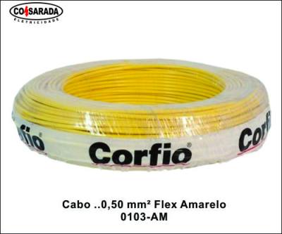 Cabo ..0,50 mm² Flex Amarelo 0103-AM*