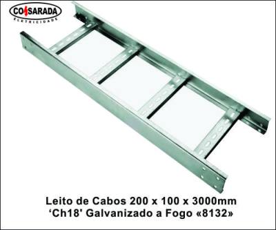 Leito de Cabos 200 x 100 mm # 18 G.F. 8132*