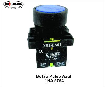 Botao Pulso Azul 1NA 5754*