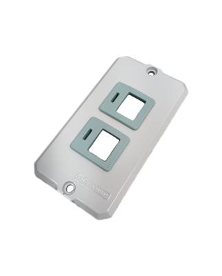 Espelho Cond .1/2 x 3/4" Aluminio 2 RJ 45 56115/016 *