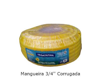 Mangueira .3/4" Corrugada Amarela 57505/002*