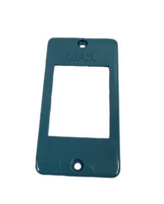 Espelho Cond .3/4" PVC 3 Teclas Cinza 19*