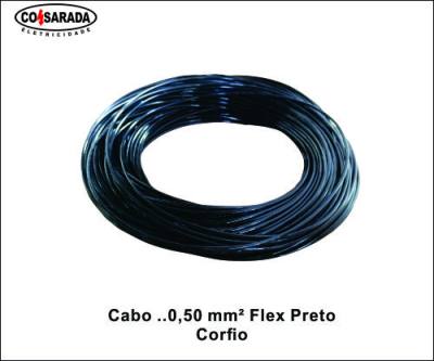 Cabo ..0,50 mm² Flex Preto 0103-PT *